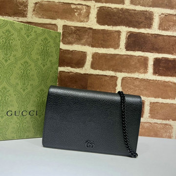 グッチ GUCCI 057-GG497985QK　2021年最新作 プチ マーモント チェーンウォレット 斜め掛け ショルダーバッグ クロスボディバッグ レディースかばん