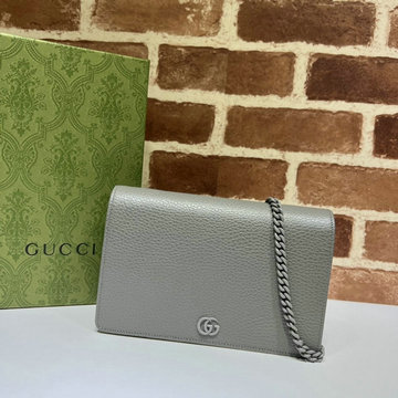 商品名称：グッチ GUCCI 057-GG497985QH　2021年最新作 プチ マーモント チェーンウォレット 斜め掛け ショルダーバッグ クロスボディバッグ レディースかばん