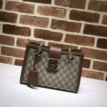 グッチ GUCCI 057-GG498156BWF　2021年最新作 パドロック スモール ショルダーバッグ キャンパス レザー