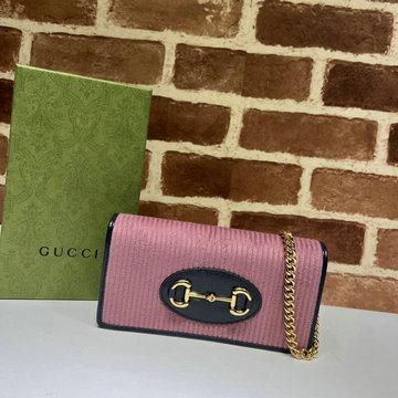 商品名称：グッチ GUCCI 057-GG621892RPF　2021年最新作 1955 ホースビット チェーンウォレット 長財布 斜め掛け ショルダーバッグ クロスボディバッグ コーデュロイ