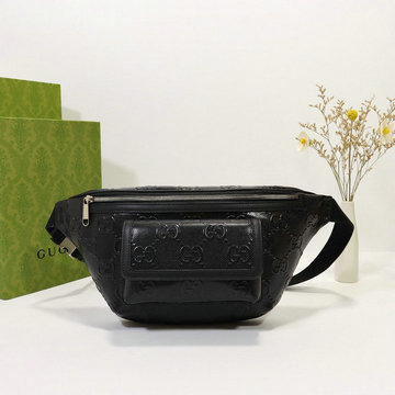 商品名称：グッチ GUCCI 057-GG645093BK　2021年最新入荷 GGエンボス ベルトバッグ ウェストバッグ バストバッグ クロスボディバッグ カーフレザー