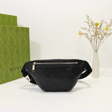 商品名称：グッチ GUCCI 057-GG658582BK　2021年最新入荷 GGエンボス ベルトバッグ ウェストバッグ バストバッグ クロスボディバッグ カーフレザー
