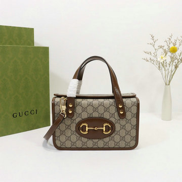 グッチ GUCCI 057-GG645453XK　2021年最新入荷 ホースビット 1955 ミニ トップハンドルバッグ トートバッグ 2way 斜め掛け ショルダーバッグ クロスボディバッグ