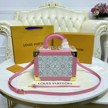 ルイヴィトン LOUISVUITTON 057-M45675　2021年最新入荷 VALISETTE TRESOR トートバッグ 2way ショルダーバッグ ボックス モノグラムキャンパス
