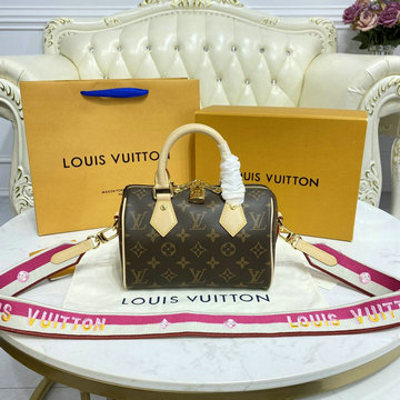 商品名称：ルイヴィトン LOUISVUITTON 057-M45948　2021年最新入荷 スピーディ バンドリエール 20 ボストンバッグ トートバッグ ショルダーバッグ モノグラム キャンバス