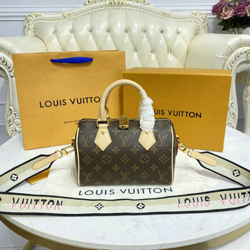 商品名称：ルイヴィトン LOUISVUITTON 057-M46234　2021年最新入荷 スピーディ バンドリエール 20 ボストンバッグ トートバッグ ショルダーバッグ モノグラム キャンバス