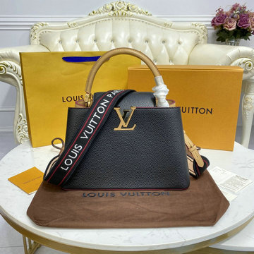 ルイヴィトン LOUISVUITTON 057-M58608　2021年最新入荷 カプシーヌ MM ハンドバッグ トートバッグ ショルダーバッグ トリヨンレザー
