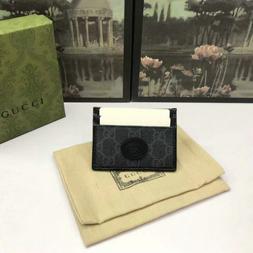 商品名称：グッチ GUCCI 057-GG673002K　2021年最新入荷 インターロッキングG付き カードケース キャンパス レザー