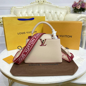 商品名称：ルイヴィトン LOUISVUITTON 057-M58610X　2021年最新入荷 カプシーヌ BB ハンドバッグ トートバッグ ショルダーバッグ トリヨンレザー