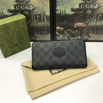 商品名称：グッチ GUCCI 057-GG673003K　2021年最新入荷 インターロッキングG付き ジップアラウンドウォレット ファスナー長財布 ロングウォレット 小銭入れ 札入れ キャンパス