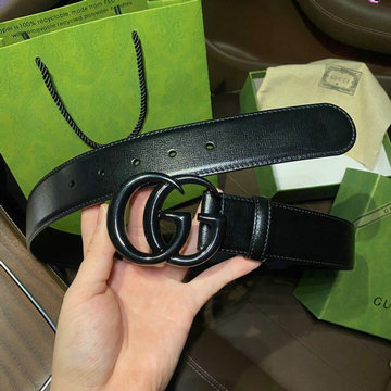 グッチ GUCCI 057-GG400593QK　2021年最新入荷 ベルト カーフレザー ダブルGバックル 幅4cm