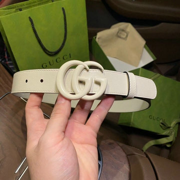 グッチ GUCCI 057-GG414516QB　2021年最新入荷 ベルト カーフレザー ダブルGバックル 幅3cm
