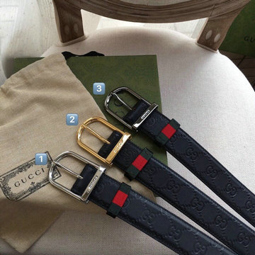 商品名称：グッチ GUCCI 057-GG403941　2021年最新入荷 ベルト カーフレザー スクエアバックル 幅35mm