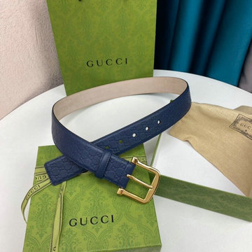 グッチ GUCCI 057-GG449716BML　2021年最新入荷 ベルト カーフレザー スクエアバックル 幅4cm
