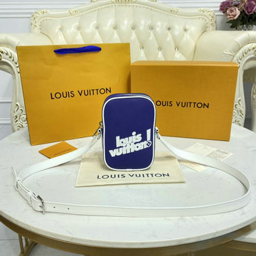 ルイヴィトン LOUISVUITTON 057-M45893　2021年最新入荷 ダヌーヴ PPM カメラバッグ スクエアバッグ 斜め掛け ショルダーバッグ クロスボディバッグ レザー