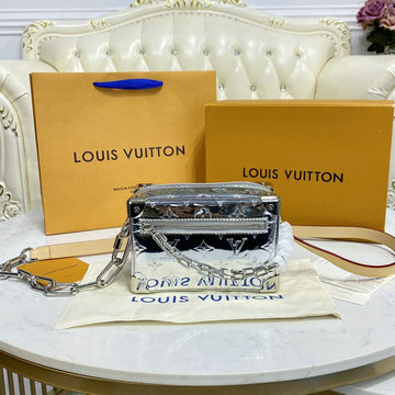 ルイヴィトン LOUISVUITTON 057-M68906Y　2021年最新入荷 ミニ ソフトトランク 斜め掛け ショルダーバッグ クロスボディバッグ キャリーバッグ モノグラムミラーキャンバス