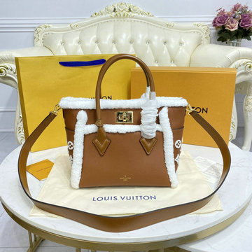 ルイヴィトン LOUISVUITTON 057-M58918　2021年最新入荷 オンマイサイド PM トップハンドルバッグ 2way 斜め掛け ショルダーバッグ トートバッグ シアリング