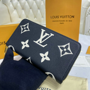 ルイヴィトン LOUIS VUITTON 057-M80481　2020年最新入荷 ジッピーウォレット ファスナー長財布 ロングウォレット モノグラム アンプラント レザー