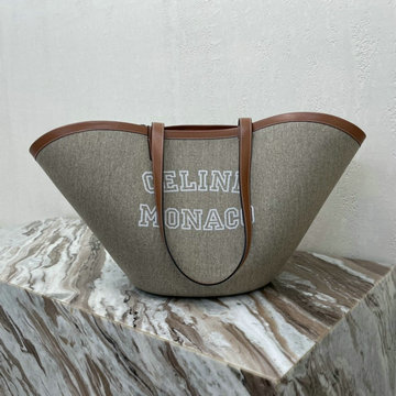 セリーヌ CELINE DDB-CE196262BHS　2021年最新入荷 ミディアムクーファン トートバッグ ハンドバッグ 肩掛け ショルダーバッグ レディースかばん トリオンフ キャンバス