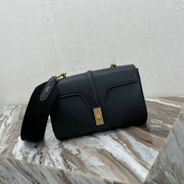 セリーヌ CELINE DDB-CE196853BK　2021年最新入荷 16 セーズ スモール 斜め掛け ショルダーバッグ クロスボディバッグ レディースかばん カーフレザー