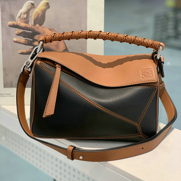 ロエベ LOEWE DDB-LE61609BPZK　2021年最新入荷 パズル トートバッグ ハンドバッグ 2way 斜めがけ ショルダーバッグ クロスボディバッグ カーフスキン