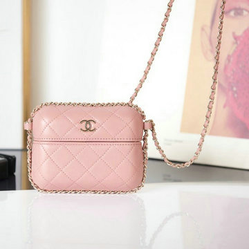 シャネル CHANEL CC-CH2207FH　2021年最新入荷 チェーンクラッチ 斜め掛け ショルダーバッグ リップスティックケース クロスボディバッグ レザー