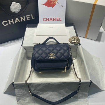 シャネル CHANEL CC-CH93749SL　2021年最新入荷 トップハンドルバッグ トートバッグ 2way ショルダーバッグ キャビアスキン