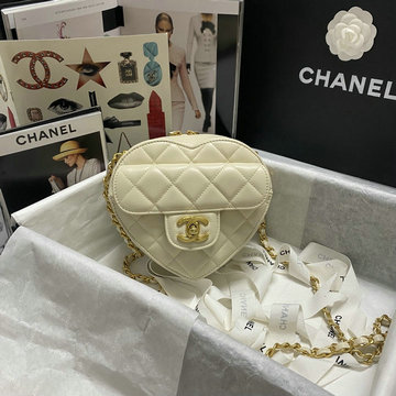 商品名称：シャネル CHANEL CC-CH2061XBS　2021年最新入荷 ハート 斜め掛け ショルダーバッグ クロスボディバッグ レディースかばん ラムスキン