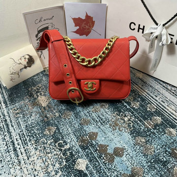 シャネル CHANEL CC-CH2842RD　2021年最新入荷 ミニフラップバッグ 斜め掛け ショルダーバッグ クロスボディバッグ レディースかばん レザー
