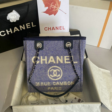 シャネル CHANEL CC-CH66943BLS　2021年最新入荷 ショピングバッグ キャンパス ハンドバッグ トートバッグ 肩掛け ショルダーバッグ ママバッグ レディースかばん