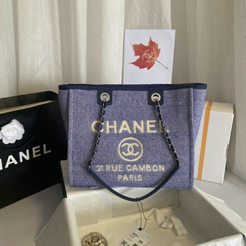 シャネル CHANEL CC-CH67001BLS　2021年最新入荷 ショピングバッグ キャンパス ハンドバッグ トートバッグ 肩掛け ショルダーバッグ ママバッグ レディースかばん