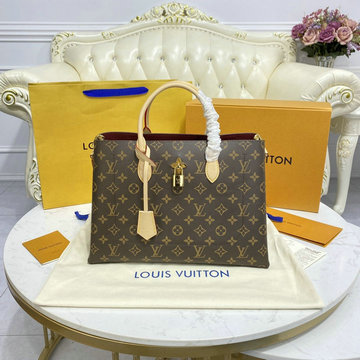 ルイヴィトン LOUISVUITTON 057- M43551　2021年最新入荷 フラワートート トップハンドルバッグ トートバッグ ハンドバッグ 2way ショルダーバッグ レディースかばん