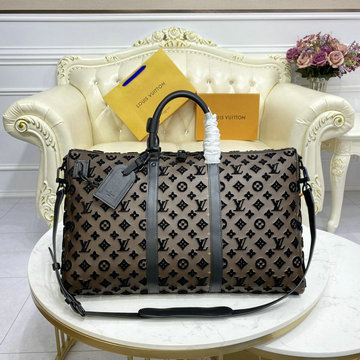 ルイヴィトン LOUISVUITTON 057-M45046　2021年最新入荷 キーポル トライアングル バンドリエール 50 トラベルバッグ ダッフルバッグ 旅行かばん ボストンバッグ