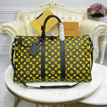 ルイヴィトン LOUISVUITTON 057-M45046　2021年最新入荷 キーポル トライアングル バンドリエール 50 トラベルバッグ ダッフルバッグ 旅行かばん ボストンバッグ