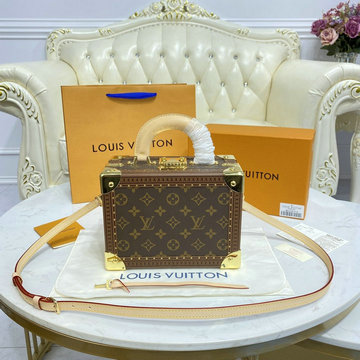 ルイヴィトン LOUISVUITTON 057-M45675L　2021年最新入荷 VALISETTE TRESOR トートバッグ 2way ショルダーバッグ ボックス モノグラムキャンパス