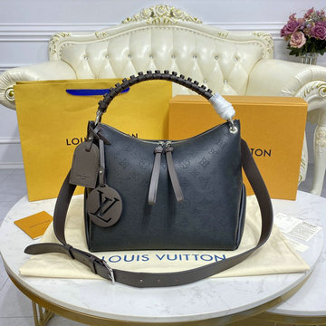 ルイヴィトン LOUISVUITTON 057-M56073　2021年最新入荷 ボーヴル ホーボー ショルダーバッグ トップハンドルバッグ トートバッグ マヒナ カーフレザー