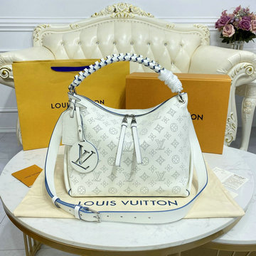 ルイヴィトン LOUISVUITTON 057-M58482L　2021年最新入荷 ボーヴル ホーボー ショルダーバッグ トップハンドルバッグ トートバッグ マヒナ カーフレザー