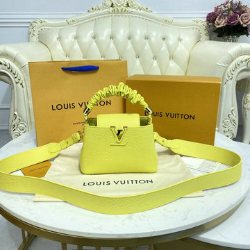 商品名称：ルイヴィトン LOUISVUITTON 057-M58586　2021年最新入荷 カプシーヌ ミニ ハンドバッグ トートバッグ 2way 斜め掛け ショルダーバッグ クロスボディバッグ