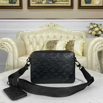 ルイヴィトン LOUISVUITTON 057-M69827　2021年最新入荷 デュオ メッセンジャーバッグ 斜め掛け ショルダーバッグ クロスボディバッグ メンズかばん モノグラム シャドウ