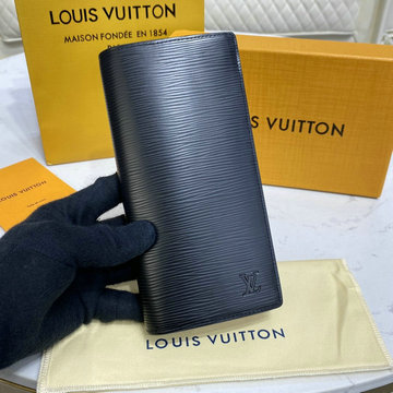 商品名称：ルイヴィトン LOUISVUITTON 057-M80788　2021年最新入荷 ポルトフォイユ ブラザ 二つ折り長財布 ロングウォレット 札入れ カードポケット エピレザー
