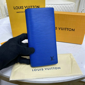 商品名称：ルイヴィトン LOUISVUITTON 057-M80788L　2021年最新入荷 ポルトフォイユ ブラザ 二つ折り長財布 ロングウォレット 札入れ カードポケット エピレザー
