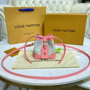 ルイヴィトン LOUISVUITTON 057-M81112　2021年最新入荷 ノエ パース ミニバケットバッグ 斜め掛け ショルダーバッグ ドローストリングバッグ レディースかばん