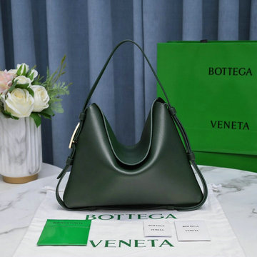 ボッテガヴェネタ BOTTEGAVENETA 025-BOV6613MG　2021年最新入荷 クレードル スモール ショルダーバッグ フラップクロージャー ホーボーバッグ レディースかばん