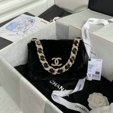商品名称：シャネル CHANEL 025-CH2240ZMBK　2021年最新入荷 フラップバッグ 肩掛け ショルダーバッグ チェーン付き レディースかばん ウール ラムスキン