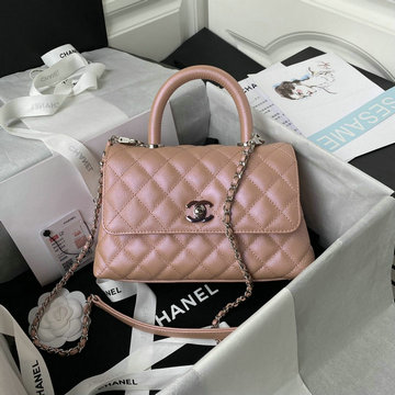 商品名称：シャネル CHANEL 025-CH92990ZYFH　2021年最新入荷 トップハンドル ミニ フラップ バッグ トートバッグ ハンドバッグ 2way ショルダーバッグ クロスボディ キャビアスキン