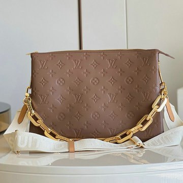ルイヴィトン LOUISVUITTON 025-M59279　2021年最新入荷 クッサンMM ショルダーバッグ クロスボディバッグ レディースかばん モノグラム パターン ラムレザー