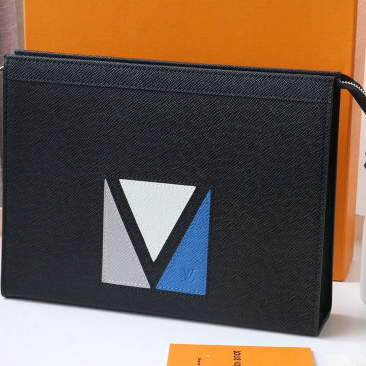 ルイヴィトン LOUISVUITTON 057-M59147K　2021年最新入荷 ポシェット ヴォワヤー 手持ちかばん ポーチ クラッチバッグ セカンドバッグ メンズかばん タイガレザー
