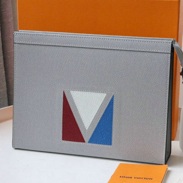 ルイヴィトン LOUISVUITTON 057-M59147　2021年最新入荷 ポシェット ヴォワヤー 手持ちかばん ポーチ クラッチバッグ セカンドバッグ メンズかばん タイガレザー