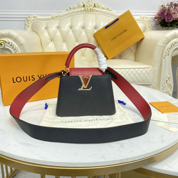 商品名称：ルイヴィトン LOUISVUITTON 057-M56071M　2021年最新入荷 カプシーヌ MINI ハンドバッグ トートバッグ 2way 斜め掛け ショルダーバッグ クロスボディバッグ