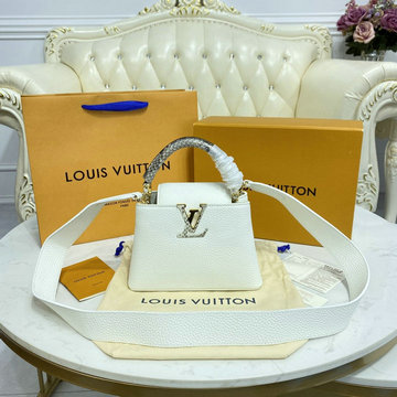 ルイヴィトン LOUISVUITTON 057-N98477　2021年最新入荷 カプシーヌ MINI ハンドバッグ トートバッグ 2way 斜め掛け ショルダーバッグ クロスボディバッグ